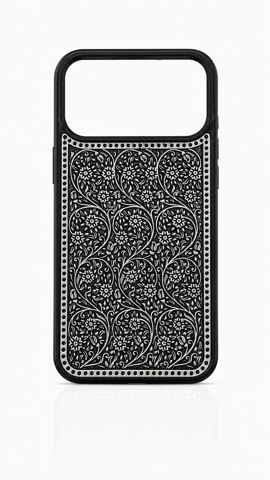 Paisley Pattern — silver phone cover for iPhone 16 Pro Max