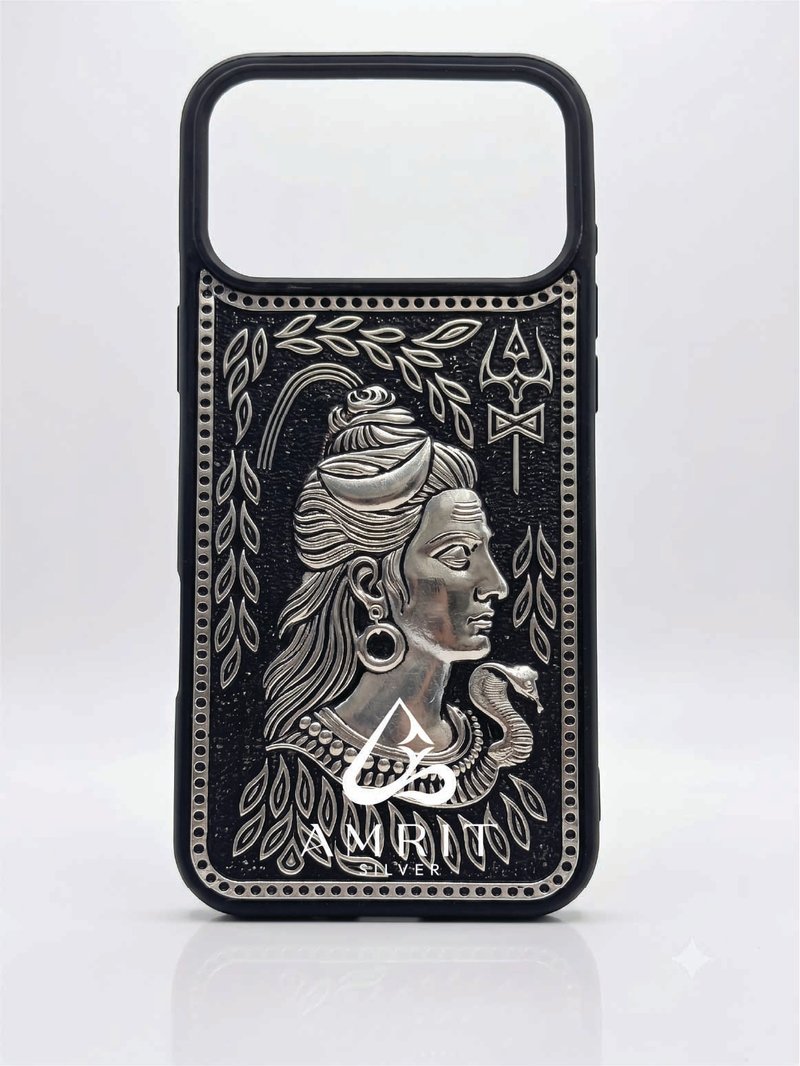Jai Ho Prabhu — silver phone cover for iPhone 16 Pro Max